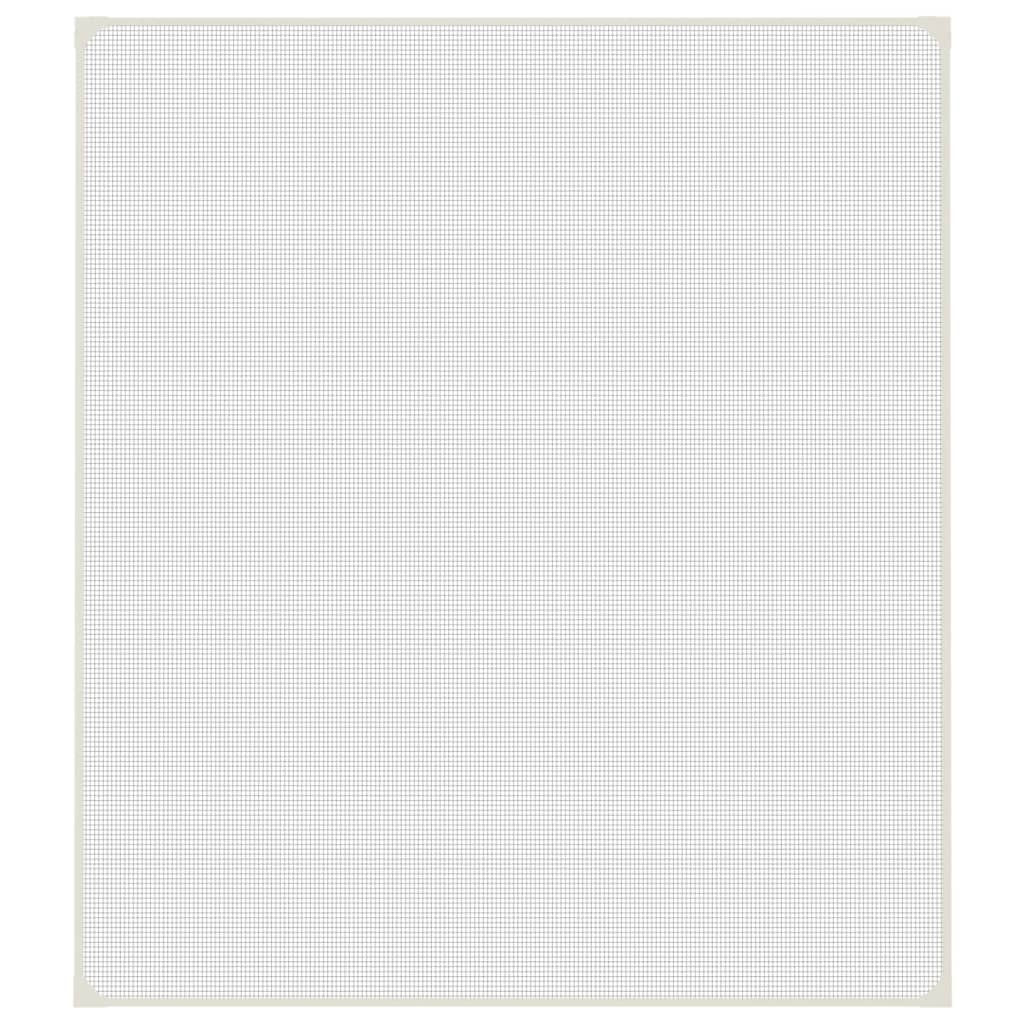 vidaXL Tela anti-insetos magnética para janela 130x150 cm branco