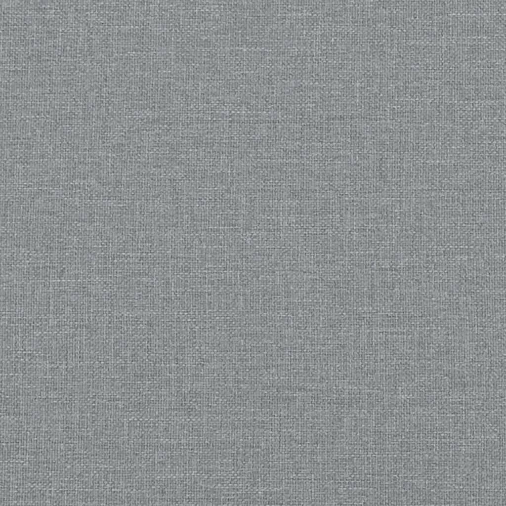 vidaXL Sofá de 2 lugares em tecido 140 cm cinzento-claro