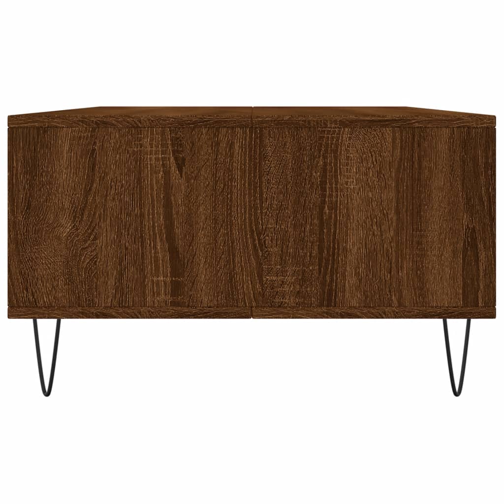 vidaXL Mesa de centro 104x60x35 cm derivados madeira carvalho castanho