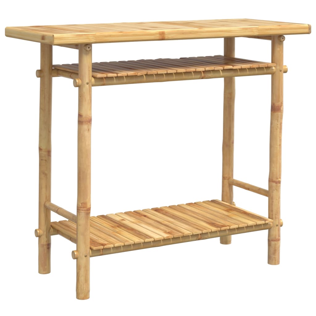 vidaXL Mesa consola 90x37x75 cm bambu