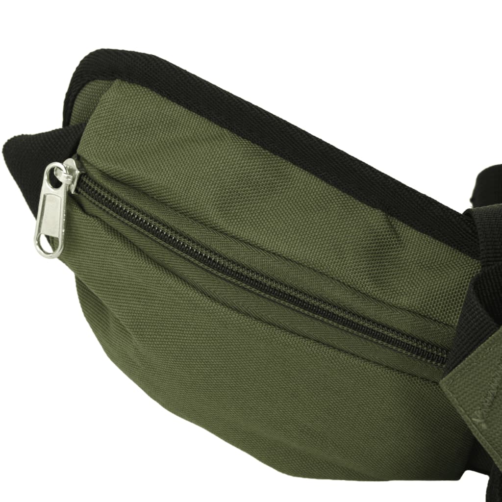 vidaXL Mochila para caminhadas 60 L tecido oxford verde-tropa