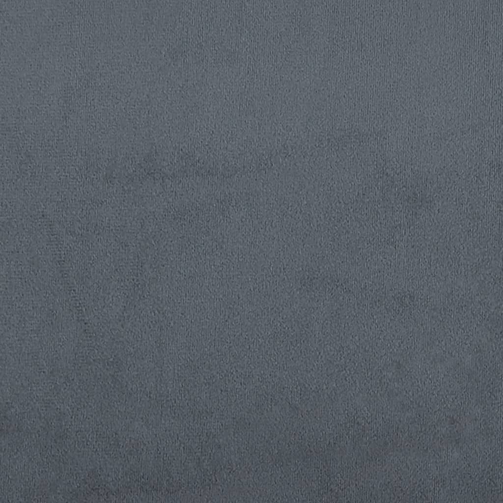 vidaXL Almofadão de cabeceira 180 cm veludo cinzento-escuro