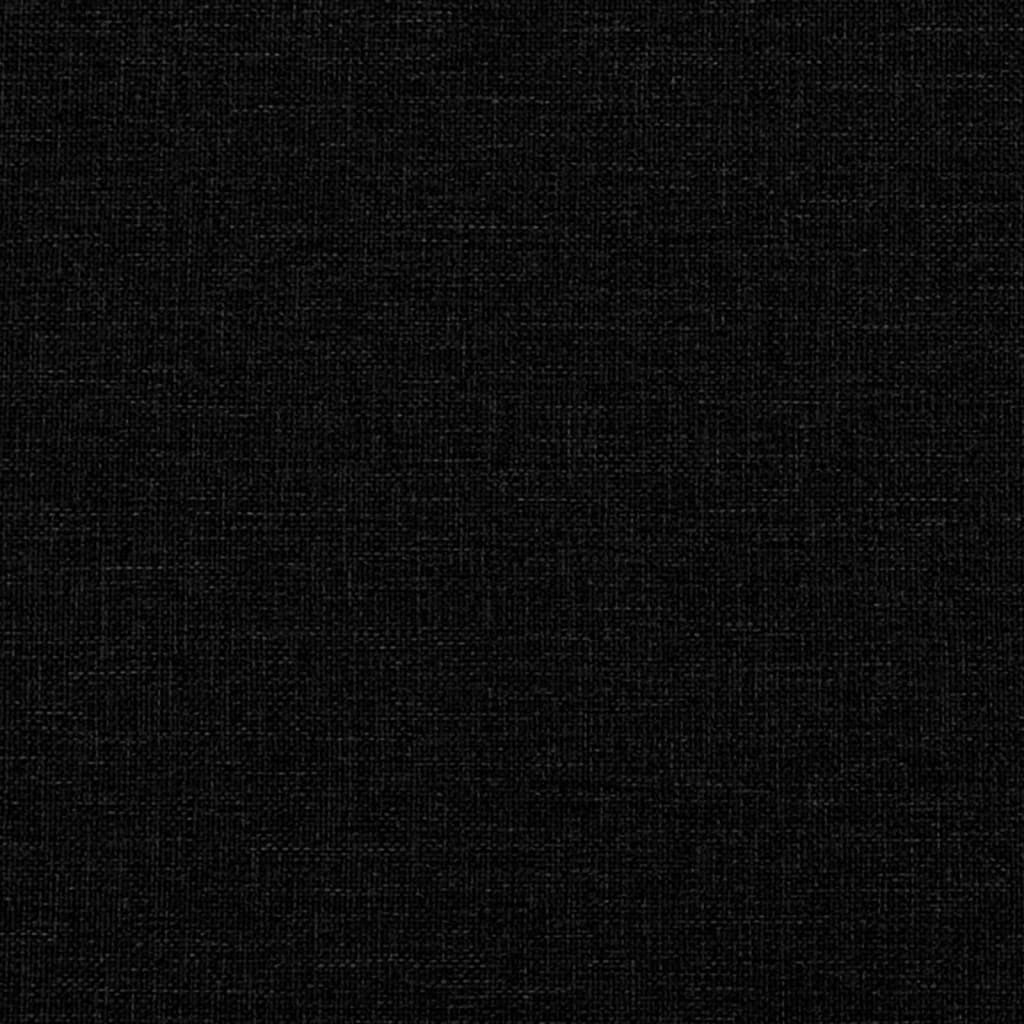 vidaXL Sofá-cama 100x200 cm tecido preto