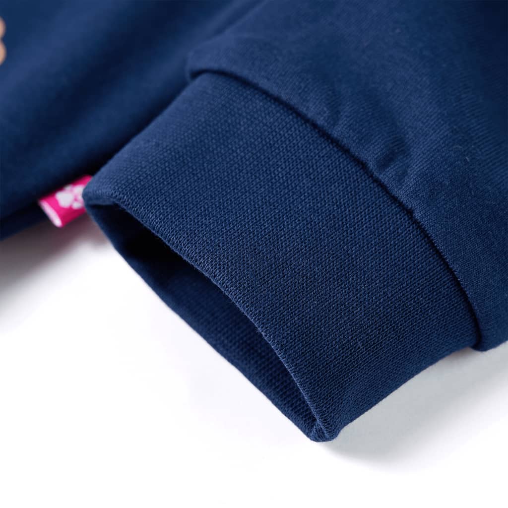 Sweatshirt para criança azul-marinho 116