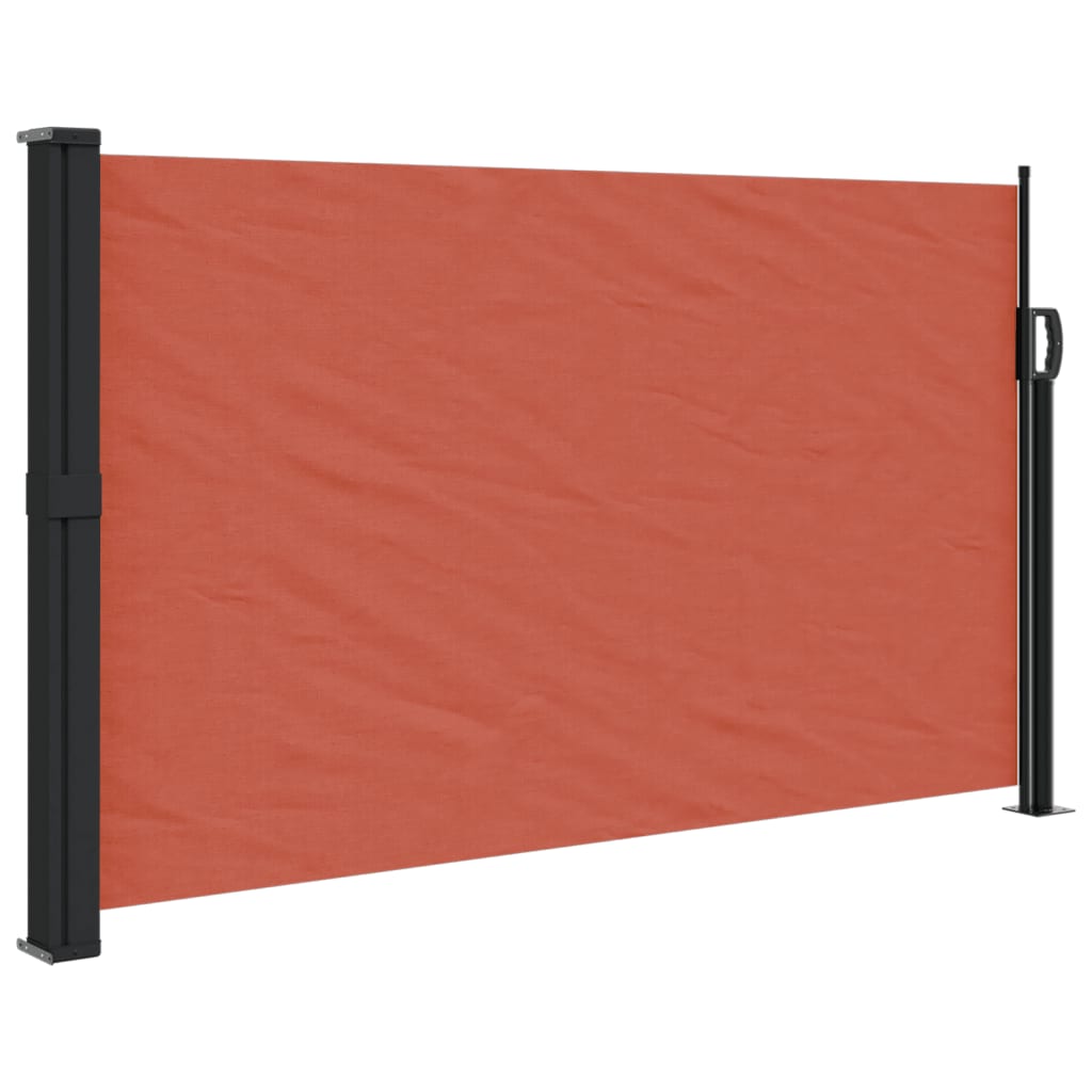 vidaXL Toldo lateral retrátil 120x500 cm terracota