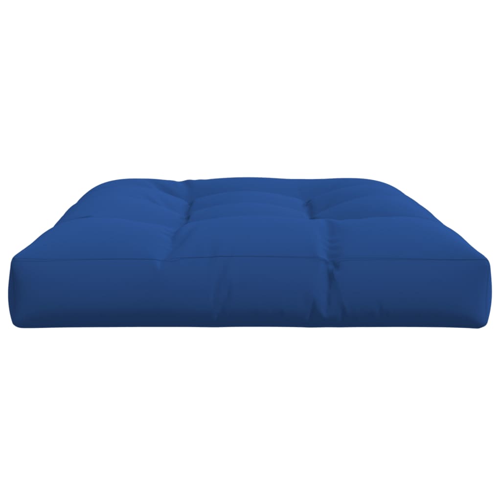 vidaXL Almofadão para sofá de paletes 120x80x12 cm tecido azul real