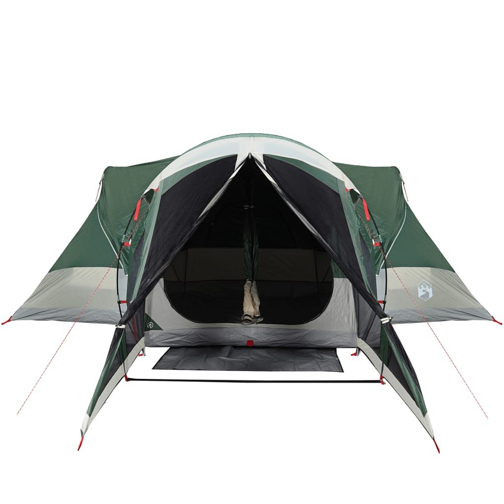 vidaXL Tenda familiar tipi para 8 pessoas impermeável verde