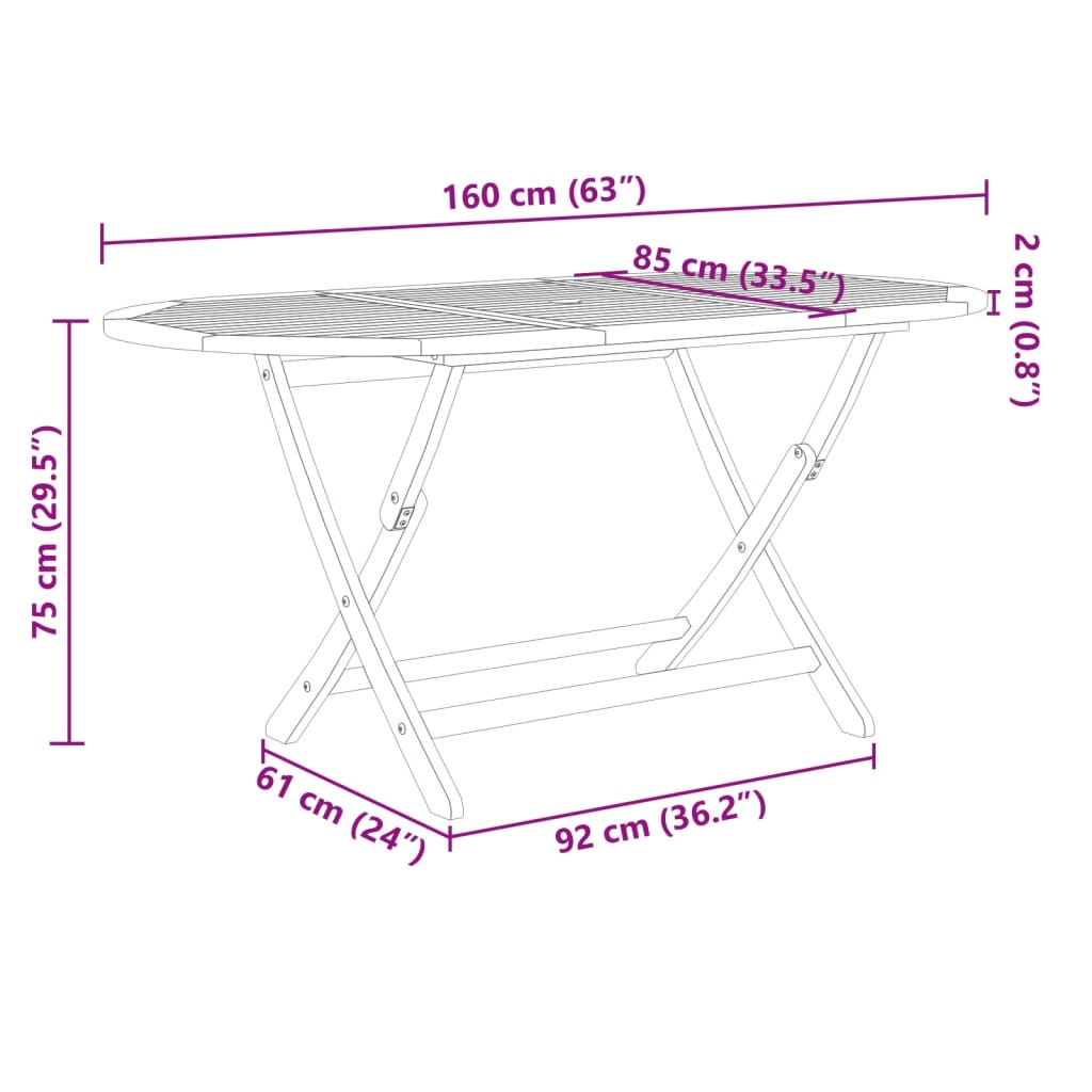 vidaXL 9 pcs conjunto de jantar para jardim acácia maciça e textilene