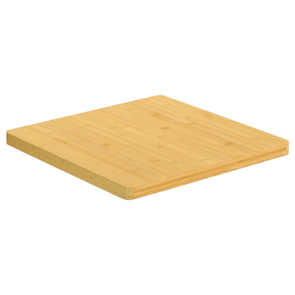 vidaXL Tampo de mesa 50x50x2,5 cm bambu