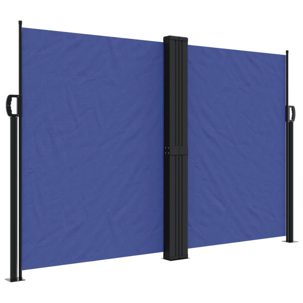 vidaXL Toldo lateral retrátil 160x600 cm azul