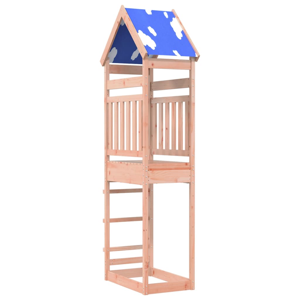 vidaXL Torre de brincar 85x52,5x265 cm madeira abeto-de-douglas maciça