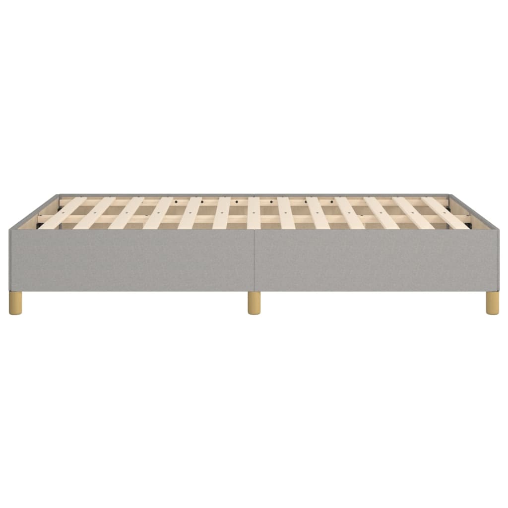 vidaXL Estrutura de cama 120x200 cm tecido cinza-claro