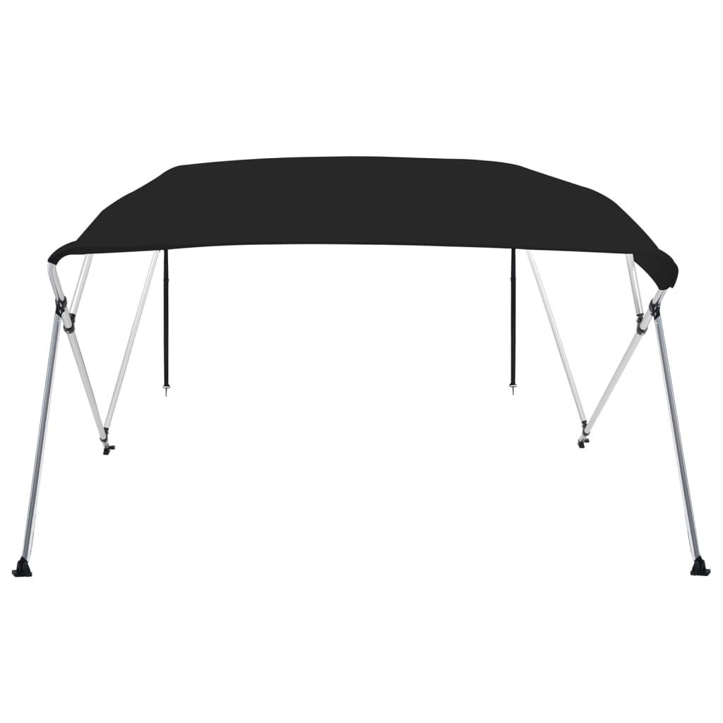 vidaXL Toldo de 4 arcos Bimini 243x210x137 cm preto