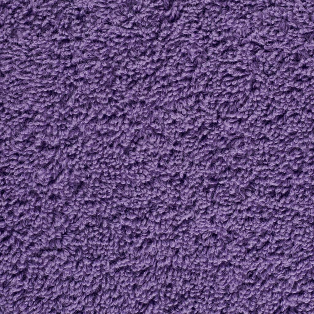 vidaXL Toalhas de banho premium SOLUND 2 pcs 100x150 cm 600 gsm roxo