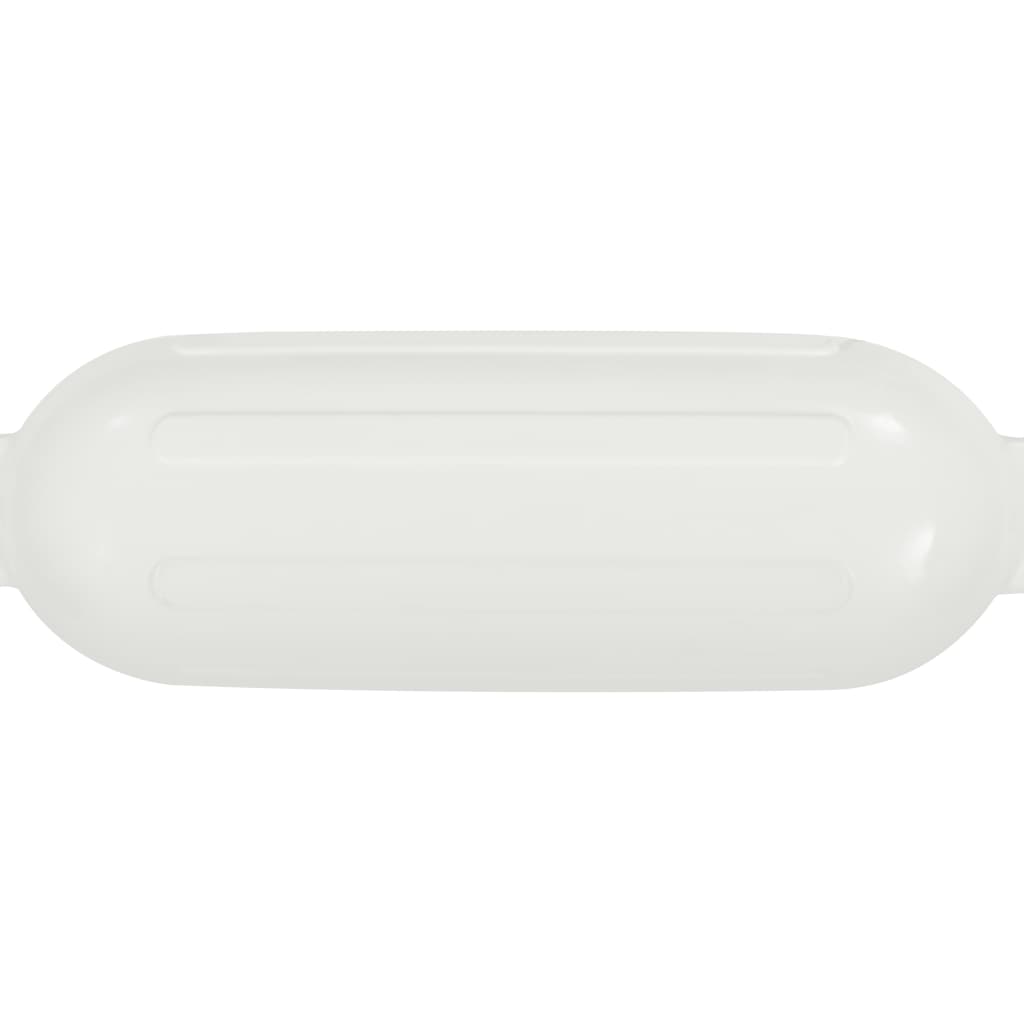 vidaXL Para-choques para barco 4 pcs 41x11,5 cm PVC branco