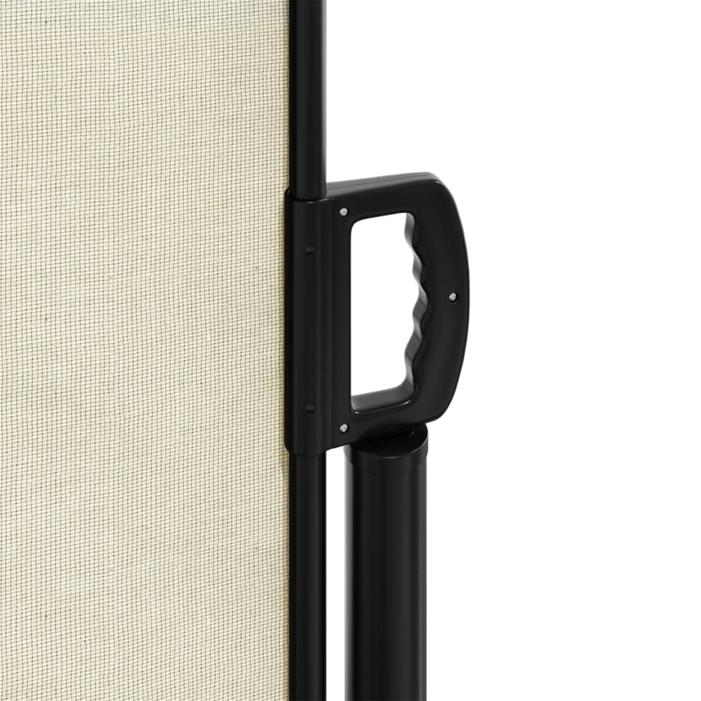 vidaXL Toldo lateral retrátil 180x600 cm cor creme