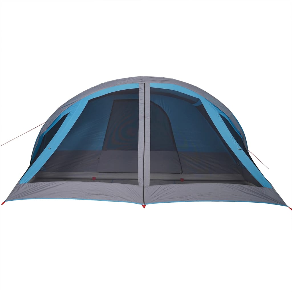 vidaXL Tenda familiar estilo cabana para 6 pessoas impermeável azul