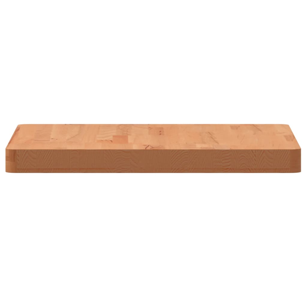 vidaXL Tampo de mesa quadrado 50x50x4 cm madeira de faia maciça
