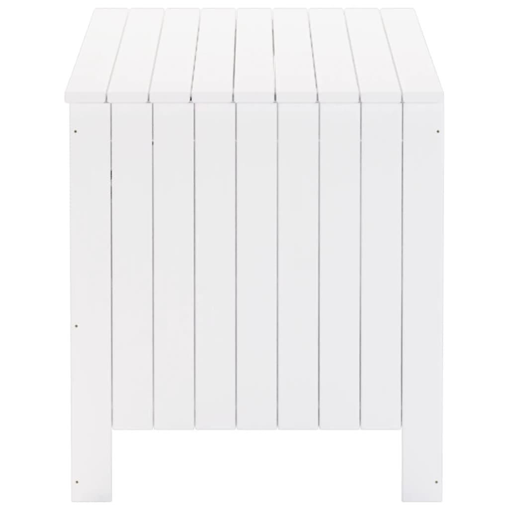 vidaXL Caixa arrumação c/ tampa RANA 100x49x54 cm pinho maciço branco