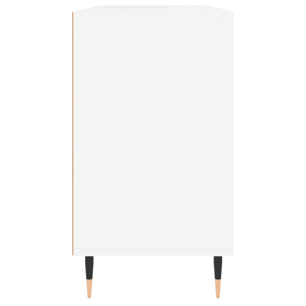 vidaXL Armário de casa de banho 80x33x60 cm derivados madeira branco