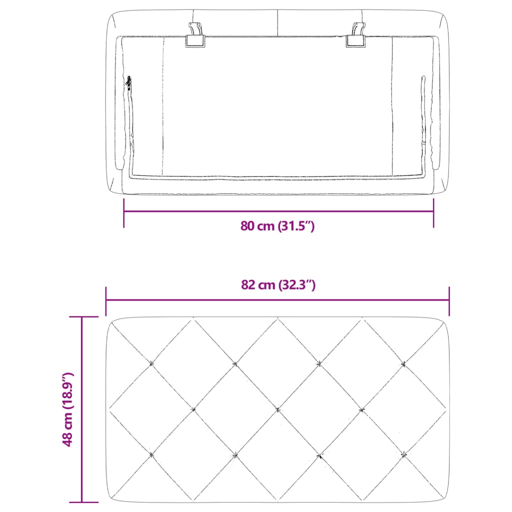 vidaXL Almofadão de cabeceira 80 cm veludo verde-escuro