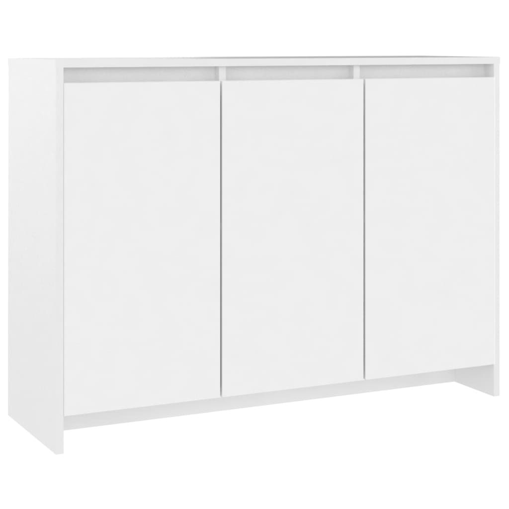 vidaXL Aparador 102x33x75 cm derivados de madeira branco