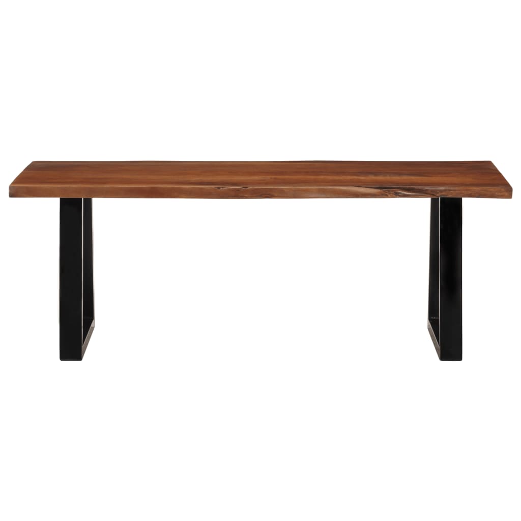 vidaXL Mesa de centro 110x55x40 cm acácia maciça castanho-mel