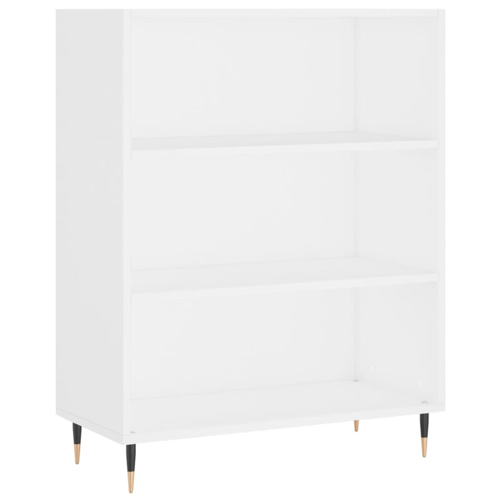 vidaXL Estante 69,5x32,5x90 cm derivados de madeira branco