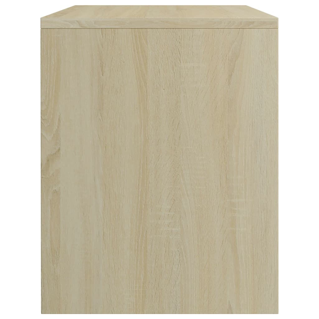 vidaXL Mesa de cabeceira 40x30x40 cm derivados madeira carvalho sonoma