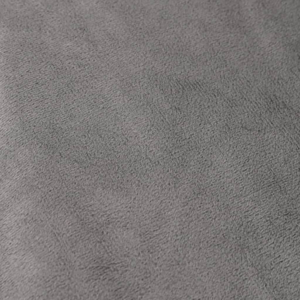 vidaXL Manta pesada c/ capa 9 kg 200x220 cm tecido cinzento