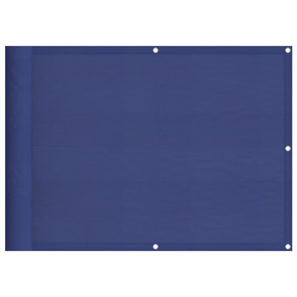 vidaXL Tela de varanda 75x800 cm 100% poliéster oxford azul