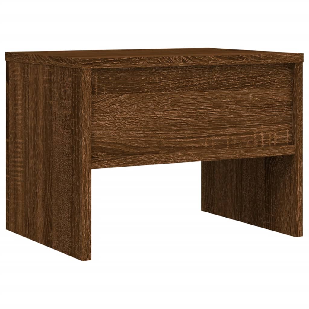 vidaXL Mesa cabeceira 2pcs 40x30x30cm deriv. madeira carvalho castanho