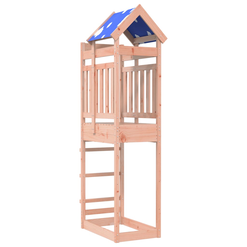 vidaXL Torre de brincar 85x52,5x239 cm madeira abeto-de-douglas maciça