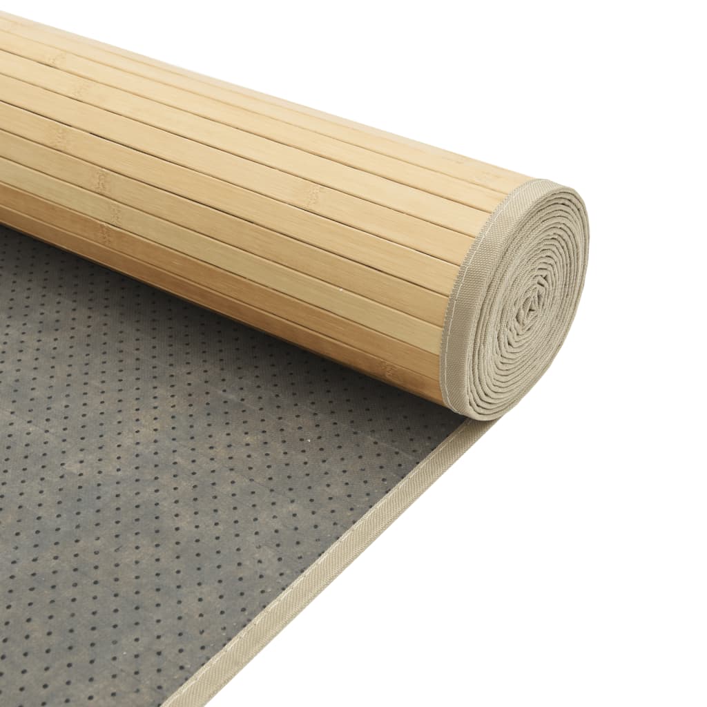 vidaXL Tapete retangular 70x1000 cm bambu cor natural clara