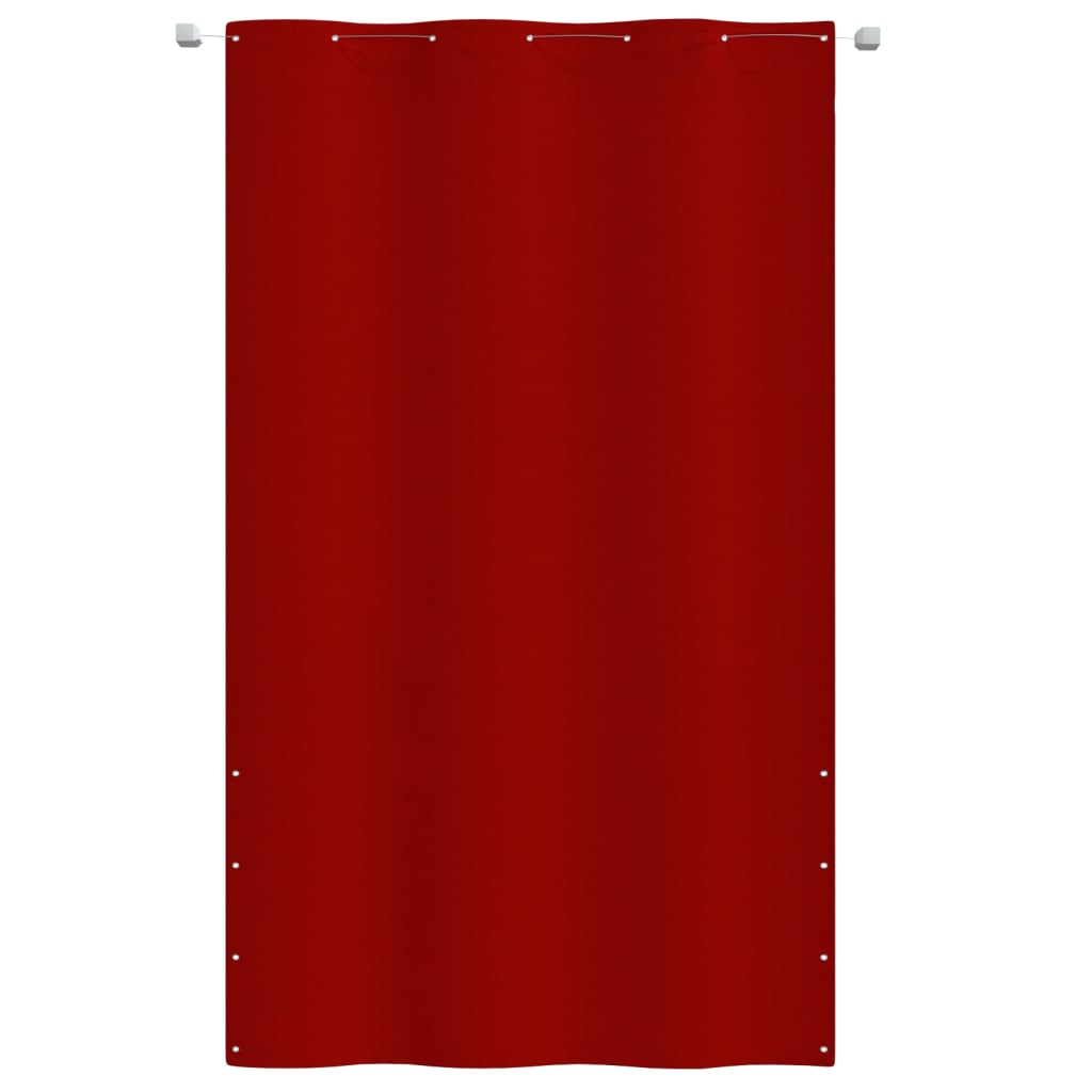 vidaXL Tela de varanda 140x240 cm tecido oxford vermelho