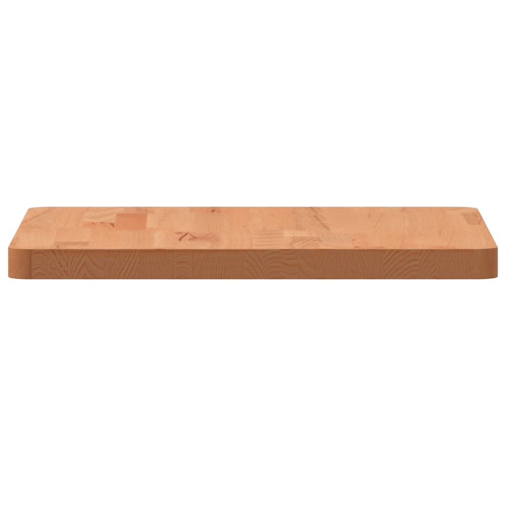 vidaXL Tampo de mesa quadrado 40x40x2,5 cm madeira de faia maciça