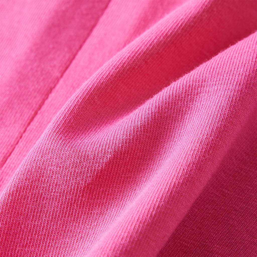 Vestido de criança rosa-choque 128
