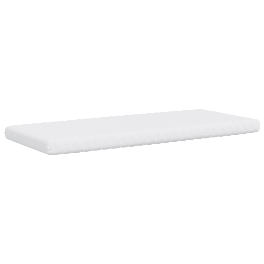 vidaXL Colchão de espuma 90x190 cm 7 zonas dureza 20 ILD branco