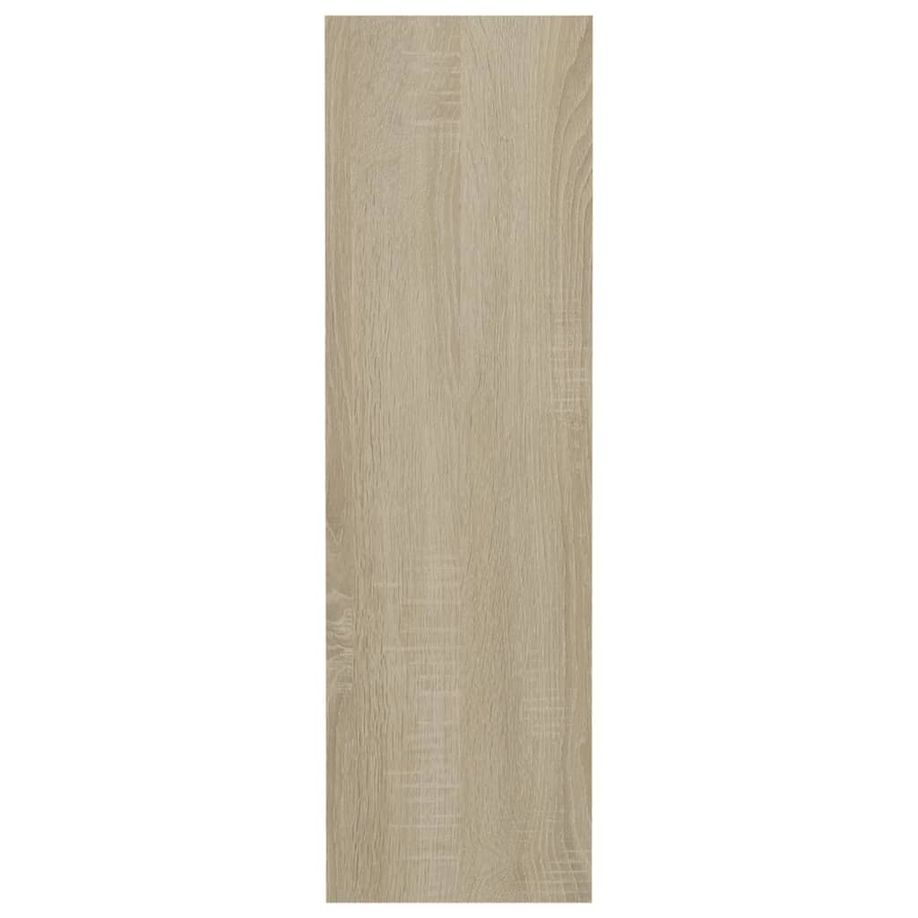 vidaXL Sapateira parede 80x18x60 cm derivados madeira carvalho sonoma
