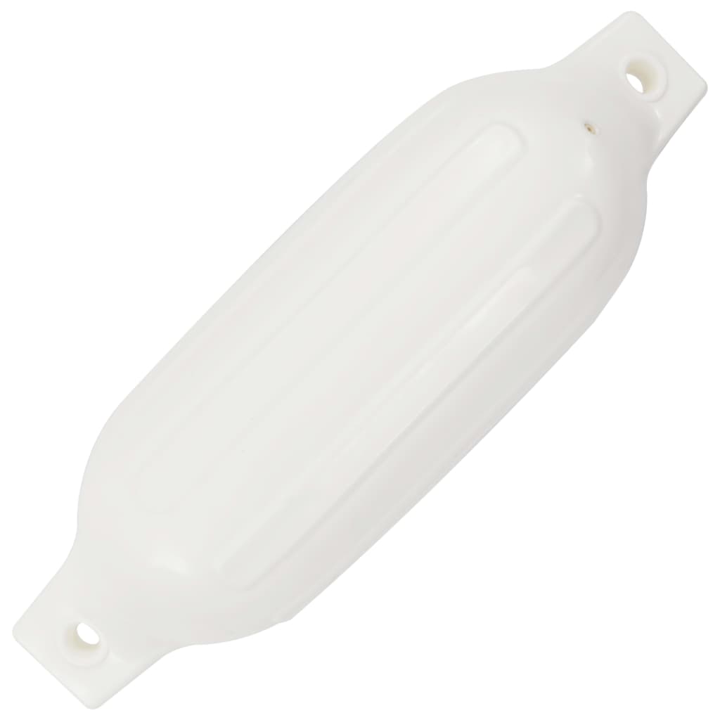 vidaXL Para-choques para barco 4 pcs 41x11,5 cm PVC branco