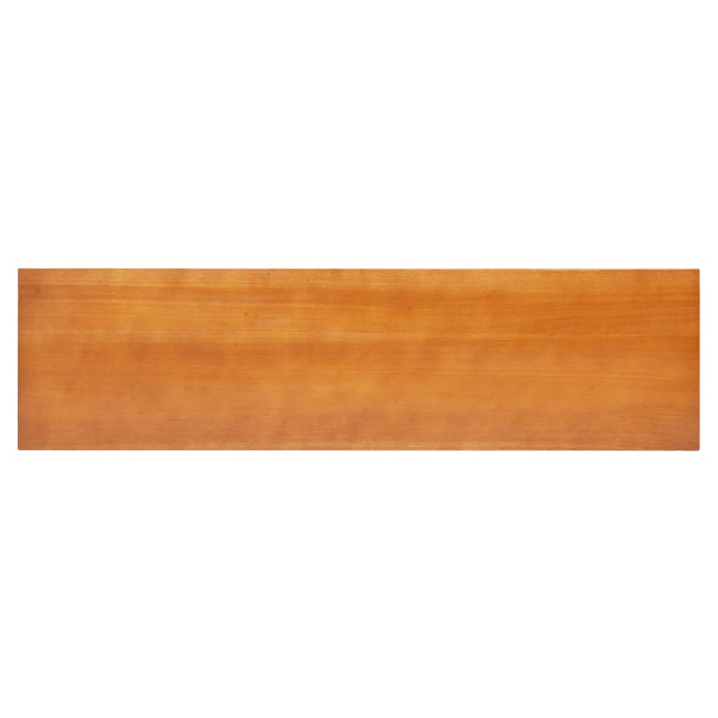 vidaXL Mesa consola 110x30x75 cm madeira de mogno maciça