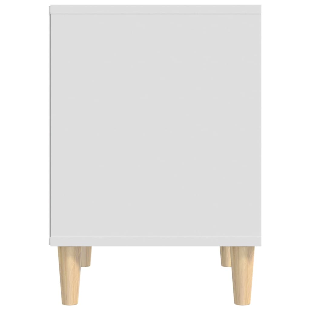 vidaXL Mesas de cabeceira 2 pcs 40x35x50 cm branco