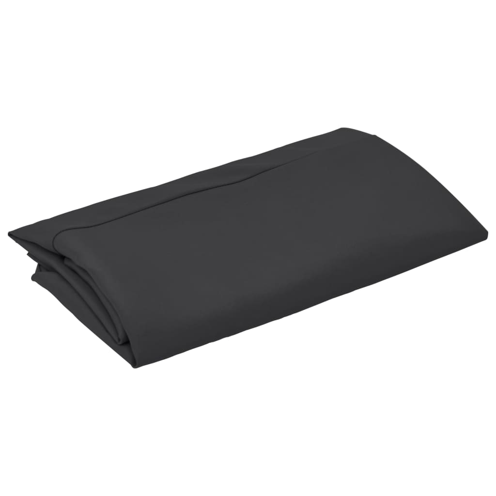 vidaXL Tecido de substituição p/ guarda-sol exterior 300 cm preto