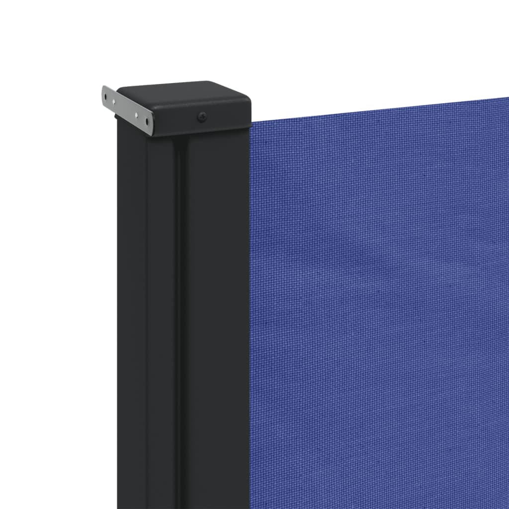 vidaXL Toldo lateral retrátil 120x300 cm azul