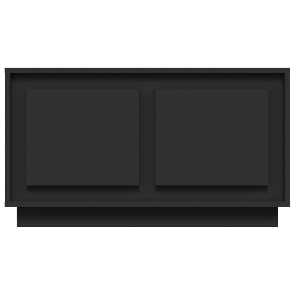 vidaXL Móvel de TV 80x35x45 cm derivados de madeira preto