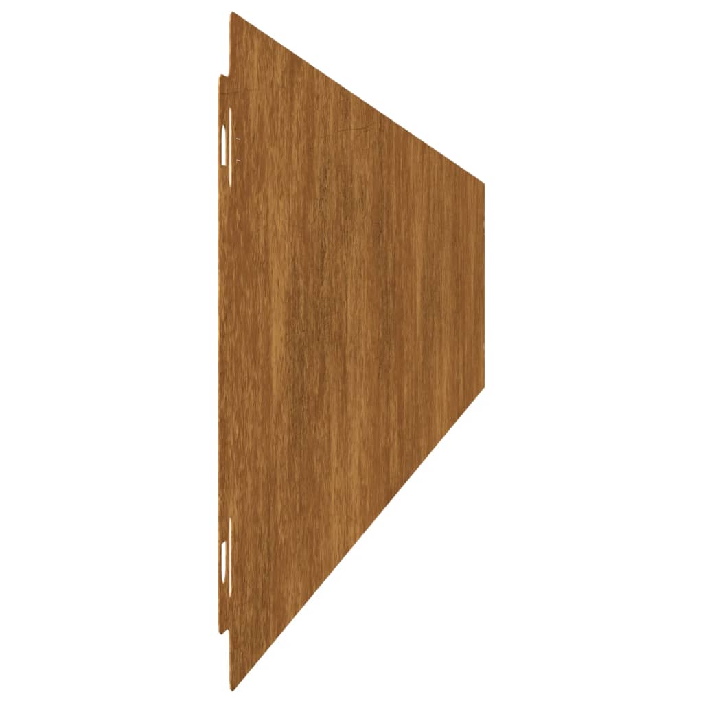 vidaXL Bordas de relvado 10 pcs 15x103 cm aço corten flexível