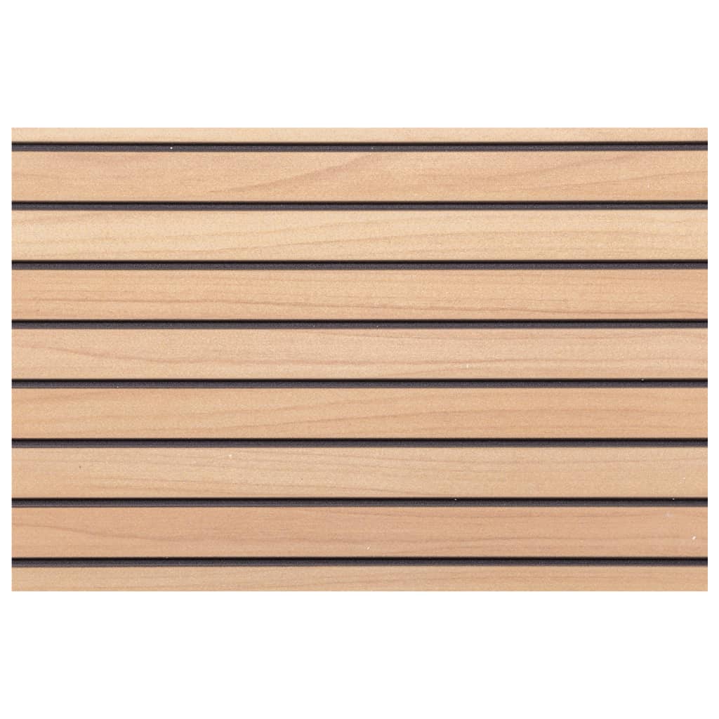 vidaXL Painéis de parede 3D 5 pcs 100x50 cm EPS castanho