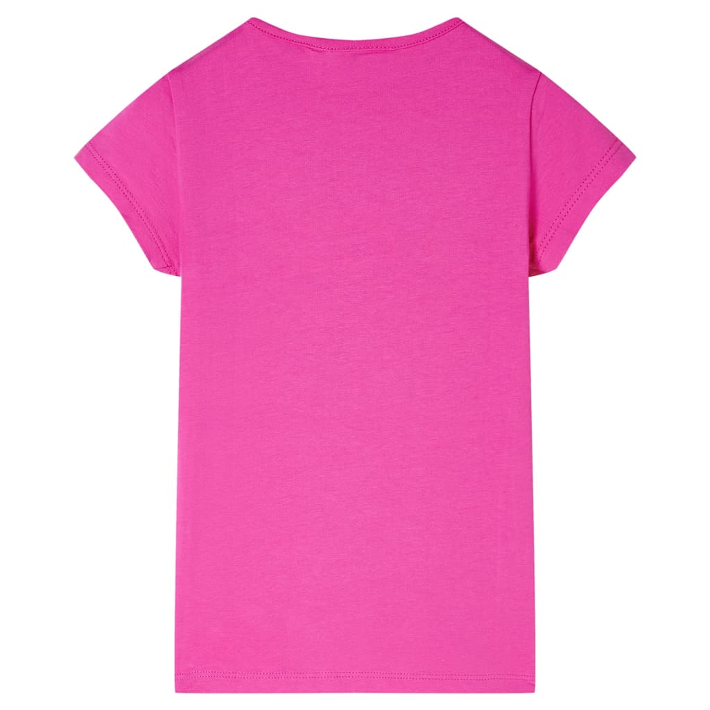 T-shirt de criança rosa-escuro 104