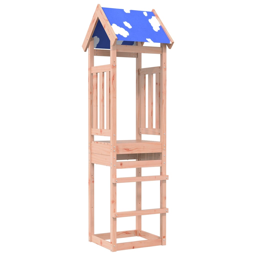vidaXL Torre de brincar 52,5x46,5x208 cm abeto-de-douglas maciço