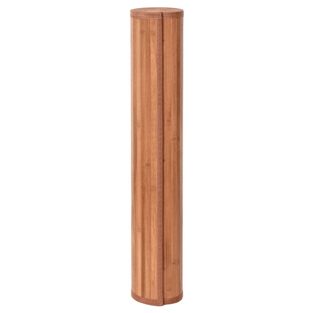 vidaXL Tapete retangular 100x300 cm bambu castanho